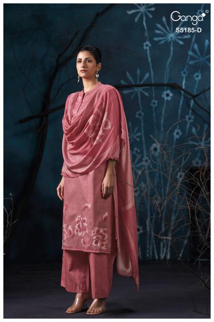Ganga daanya 5185 printed dress material wholesale